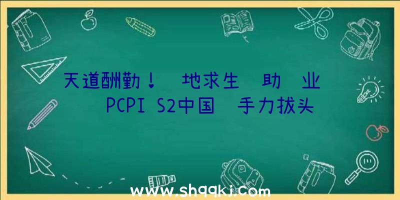 天道酬勤！绝地求生辅助职业约请赛PCPI